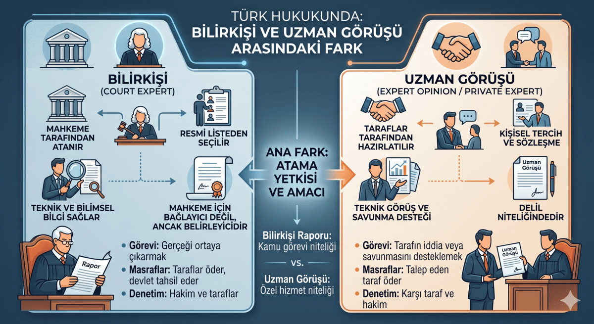 Bilirkişi ve Uzman Görüşü Farkı Nedir? - Yangın Kriminal bilgi bankası makalesi